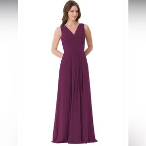 Bari Jay Raspberry Bridesmaid Dress size 16 extra length